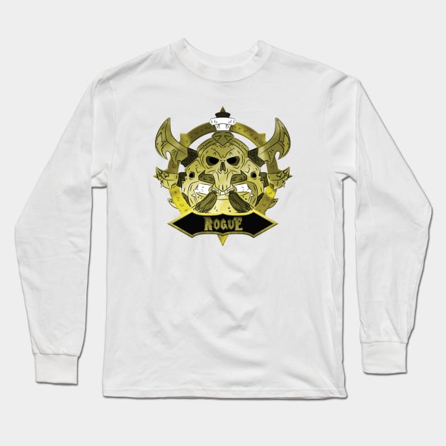 Rogue Class - Crest Long Sleeve T-Shirt by Sentinel777